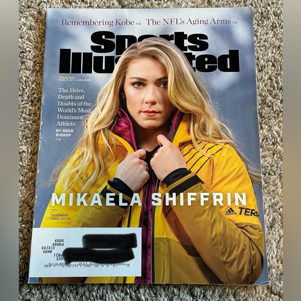 Mikaela Shiffrin Sports Illustrated Magazine March 2020 Skiing Olympics Remember